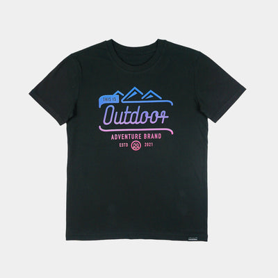 This is Outdoor - Mountain Adventure Brand T-Shirt retro - Herren